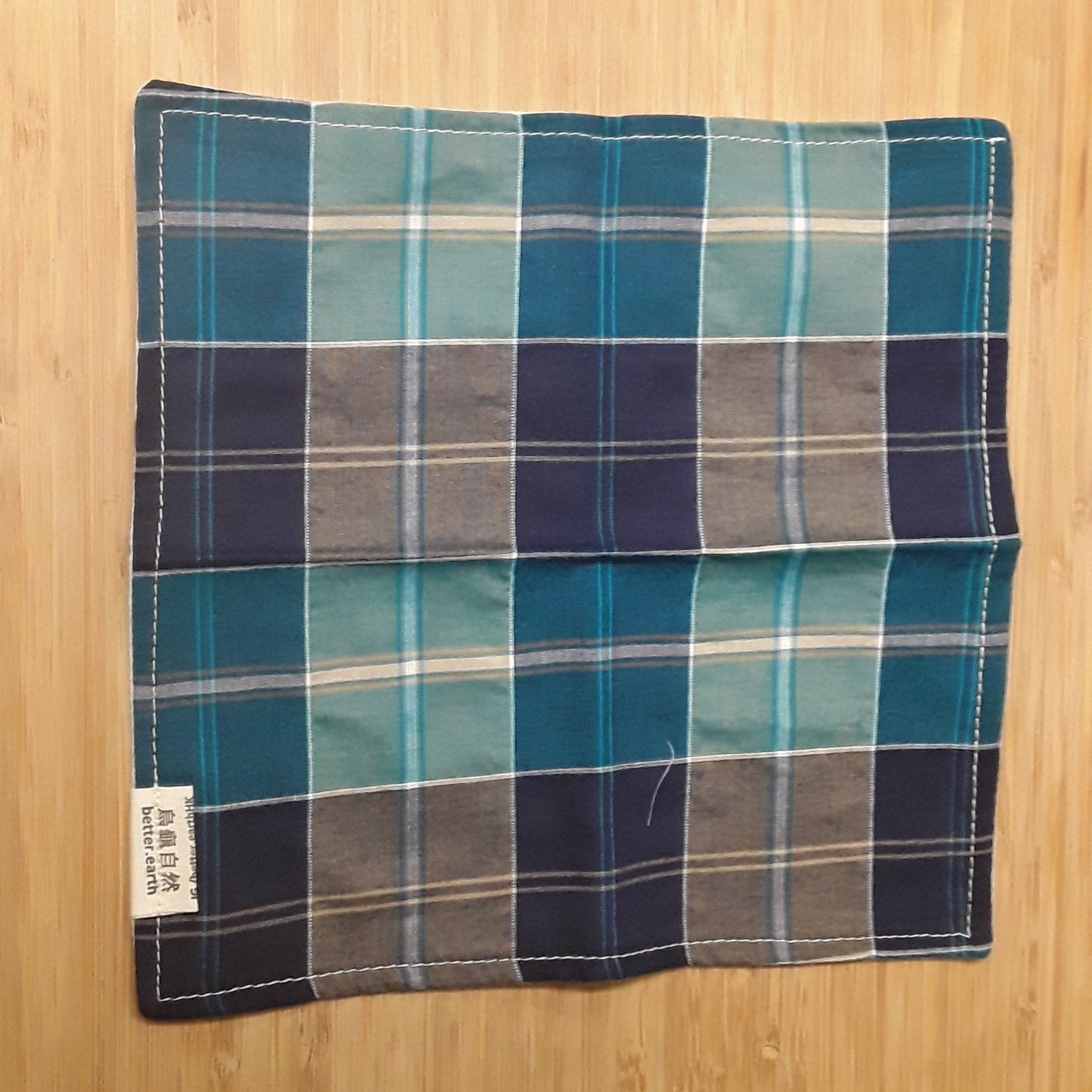 烏龜自然 純棉手巾仔(小) Pure Cotton Hanky 20x20cm