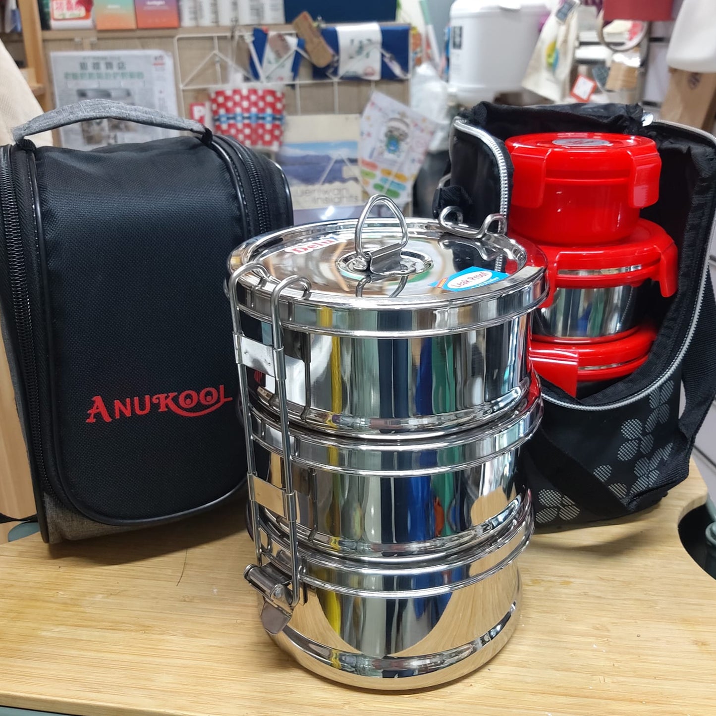 印度製鐵飯壺 Tiffin Box (INDIA)