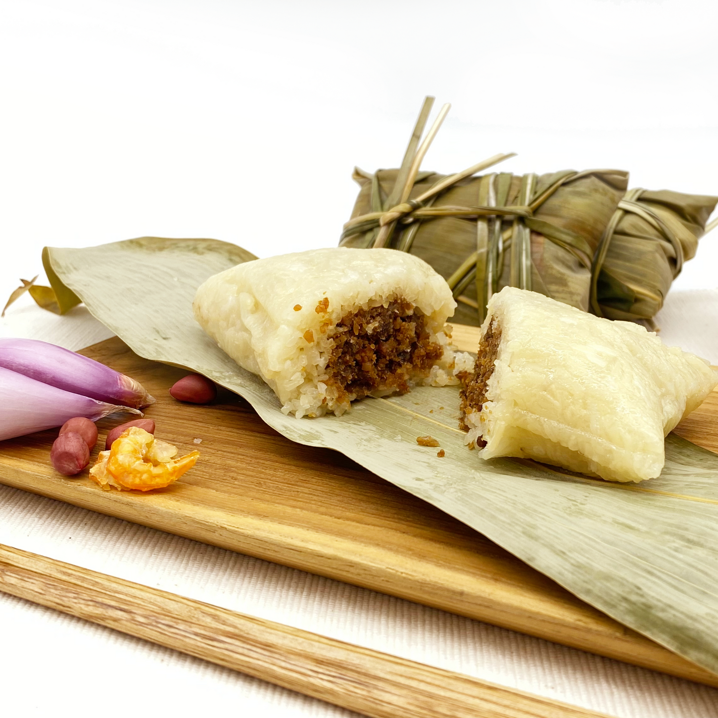 LocoFarms 客家花生枕頭糭 (河上鄉本地生態糯米使用) Rice Dumplings