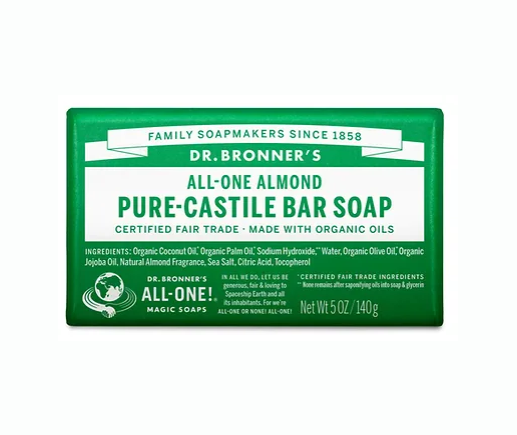 DR BRONNER'S 有機香皂 Castile Bar Soap