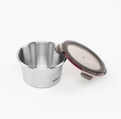 CUITISAN 不鏽鋼微波爐飯盒 Flora Round