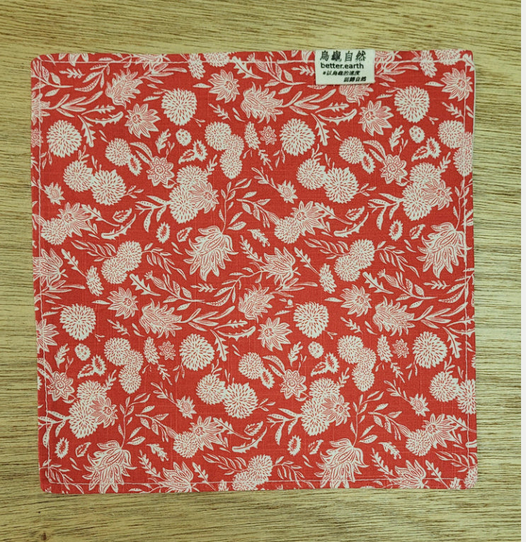 烏龜自然 純棉手巾仔(大) Pure Cotton Hanky 25x25cm