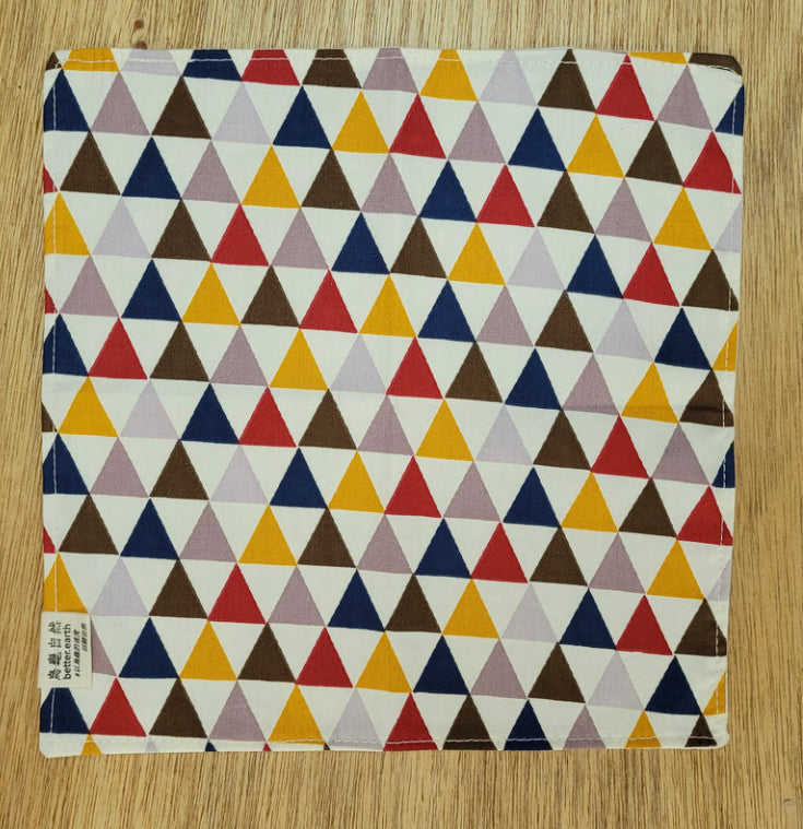 烏龜自然 純棉手巾仔(小) Pure Cotton Hanky 20x20cm