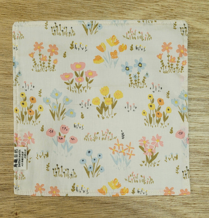 烏龜自然 純棉手巾仔(小) Pure Cotton Hanky 20x20cm