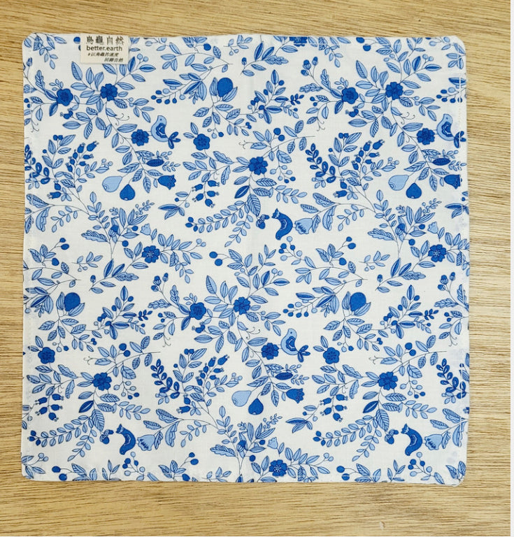 烏龜自然 純棉手巾仔(小) Pure Cotton Hanky 20x20cm