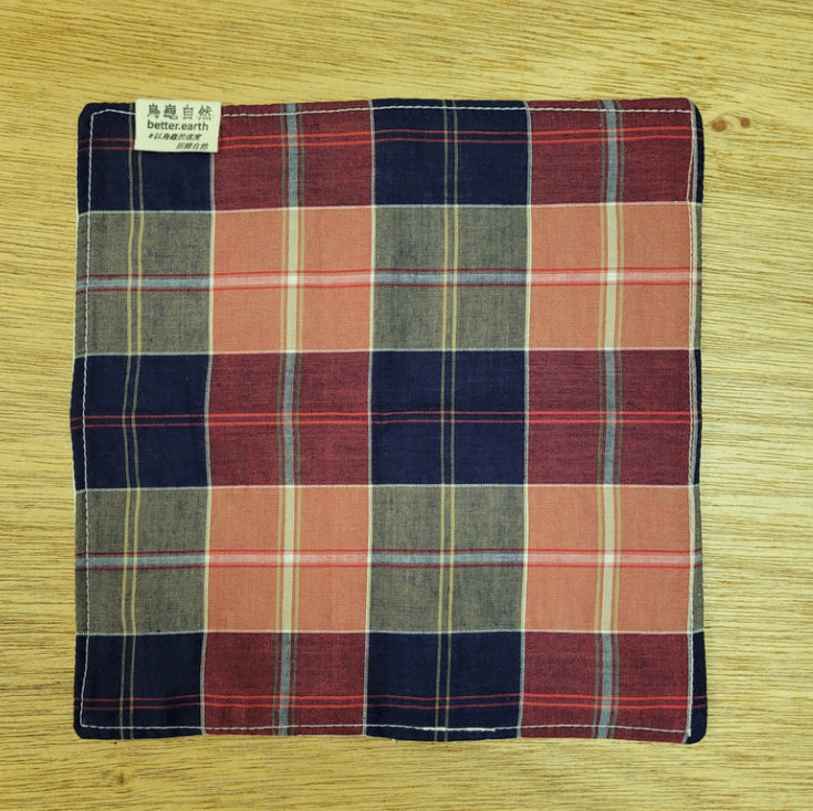 烏龜自然 純棉手巾仔(小) Pure Cotton Hanky 20x20cm