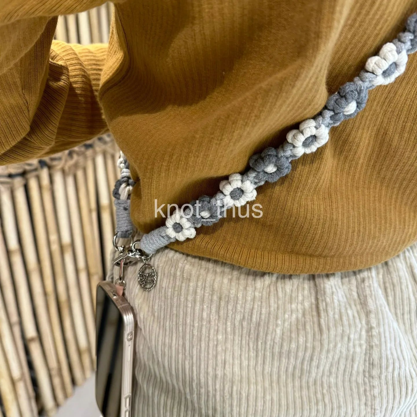 KNOT THUS 電話繩 Macrame Phone Strap