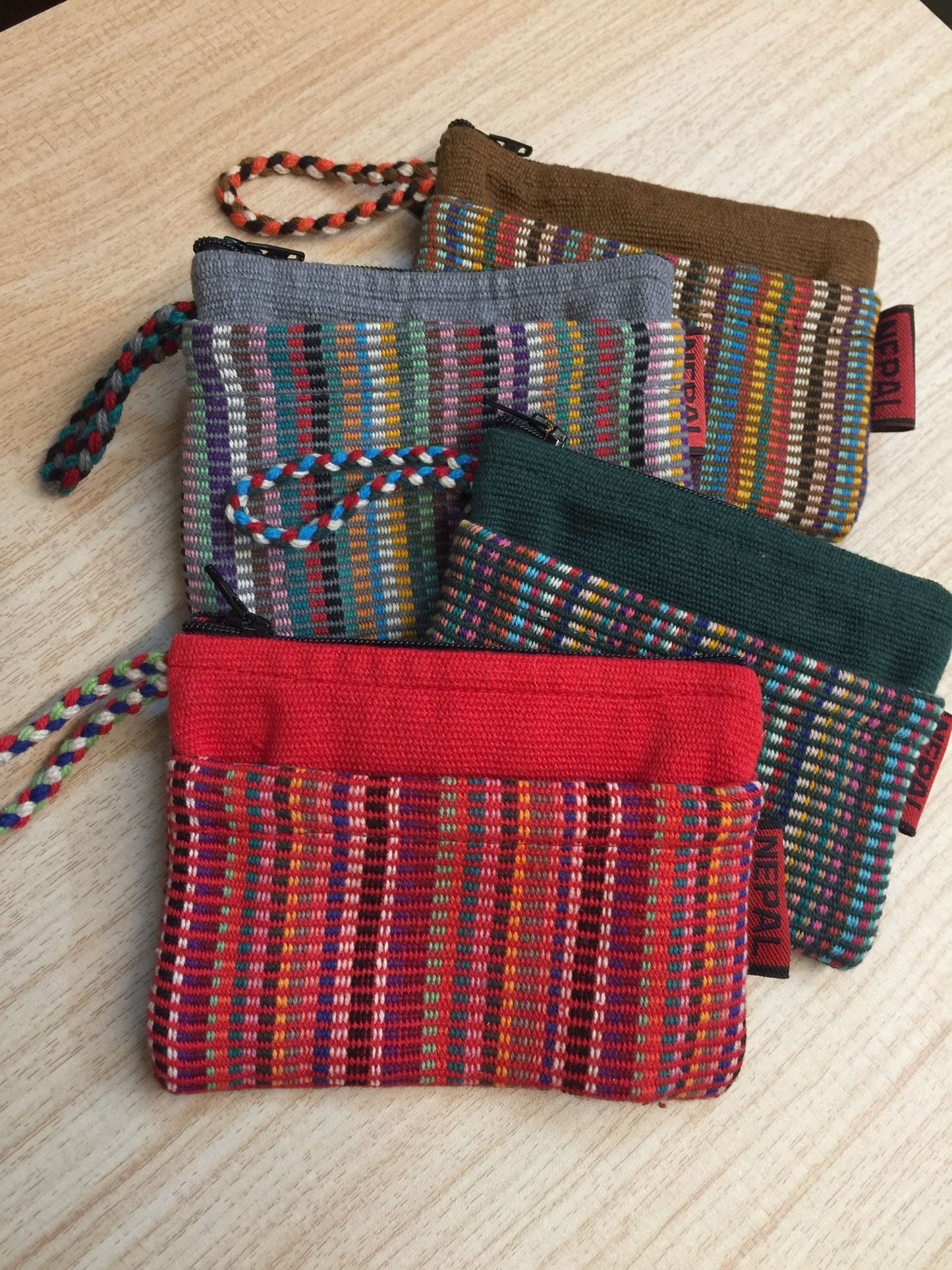 WSDO 尼泊爾公平貿易織錦包包 Pouches of Nepal