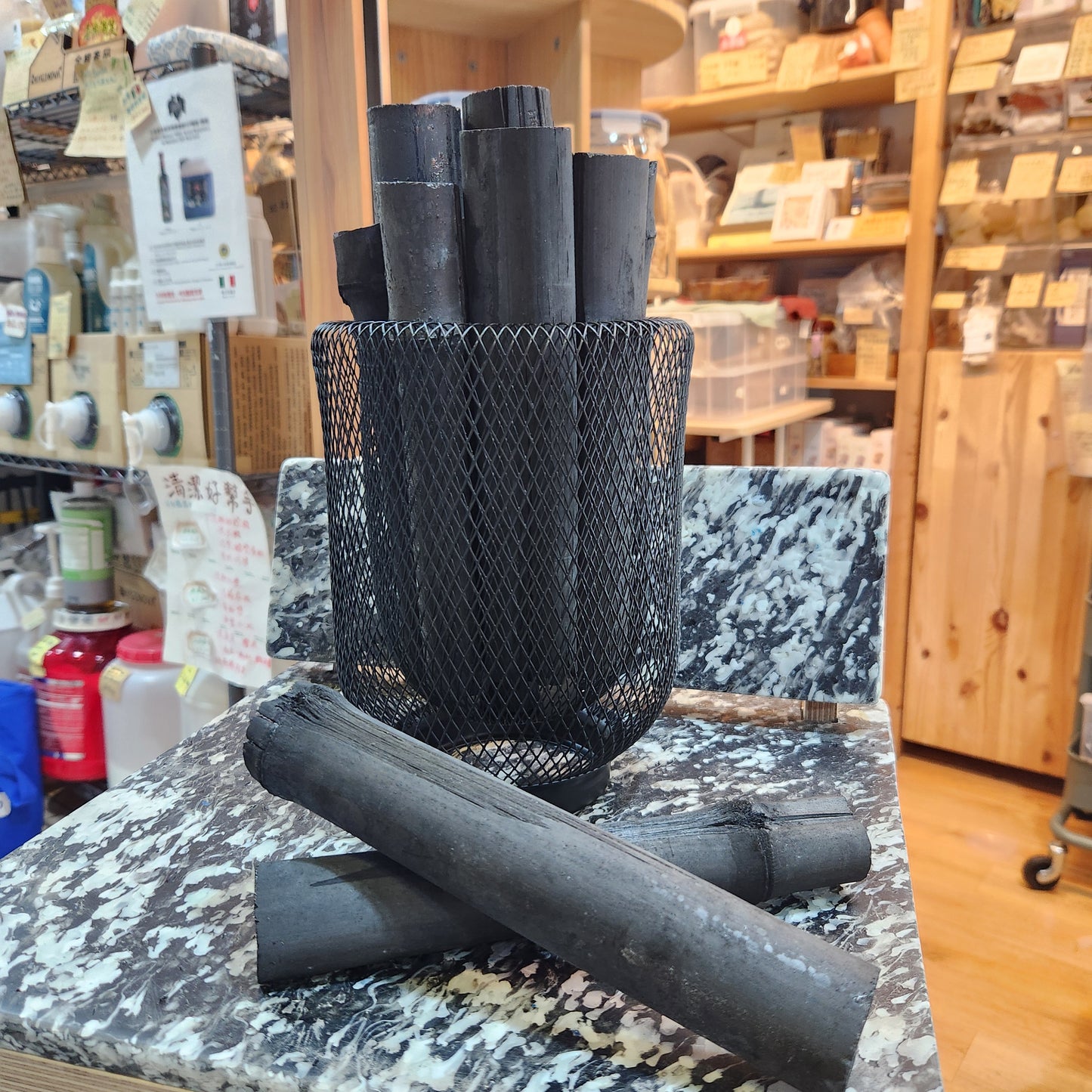 CharcoalBamboo 天然吸濕除臭擴香原竹炭套裝