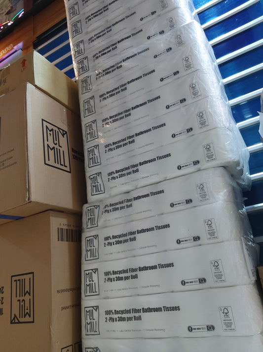 喵坊 廁紙卷 MILMILL Tissue rolls (一條10卷)