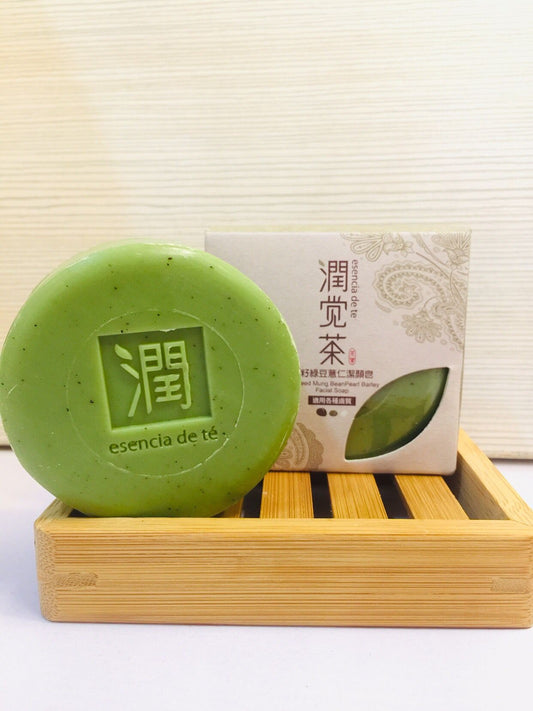 茶籽綠豆薏仁潔面皂 Tea Seed Mung Bean Facial Soap