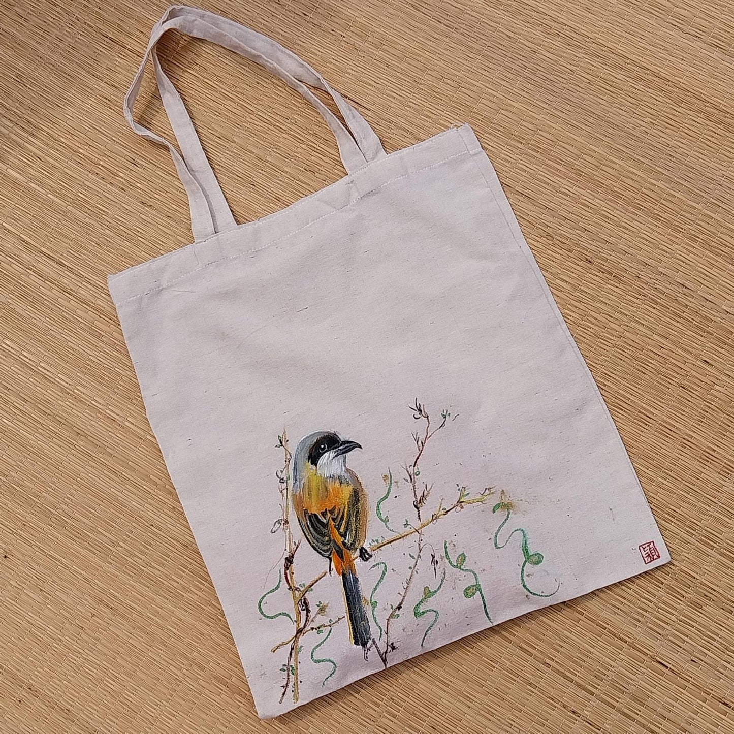 BEIZICRAFT 手繪側孭袋 Handpainted Tote Bag