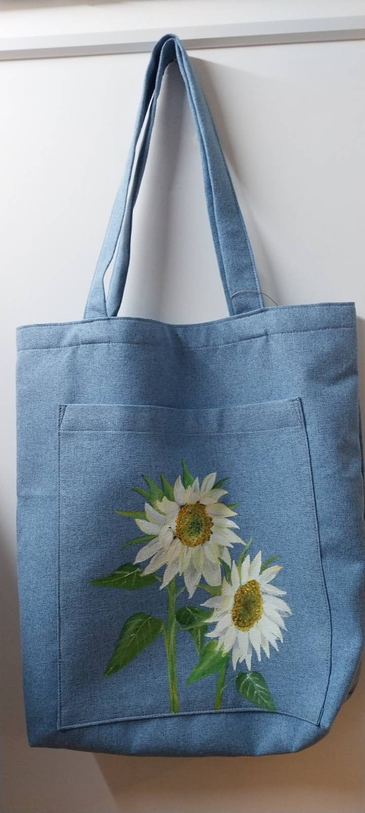 BEIZICRAFT 手繪闊身側孭袋 Handpainted Bag