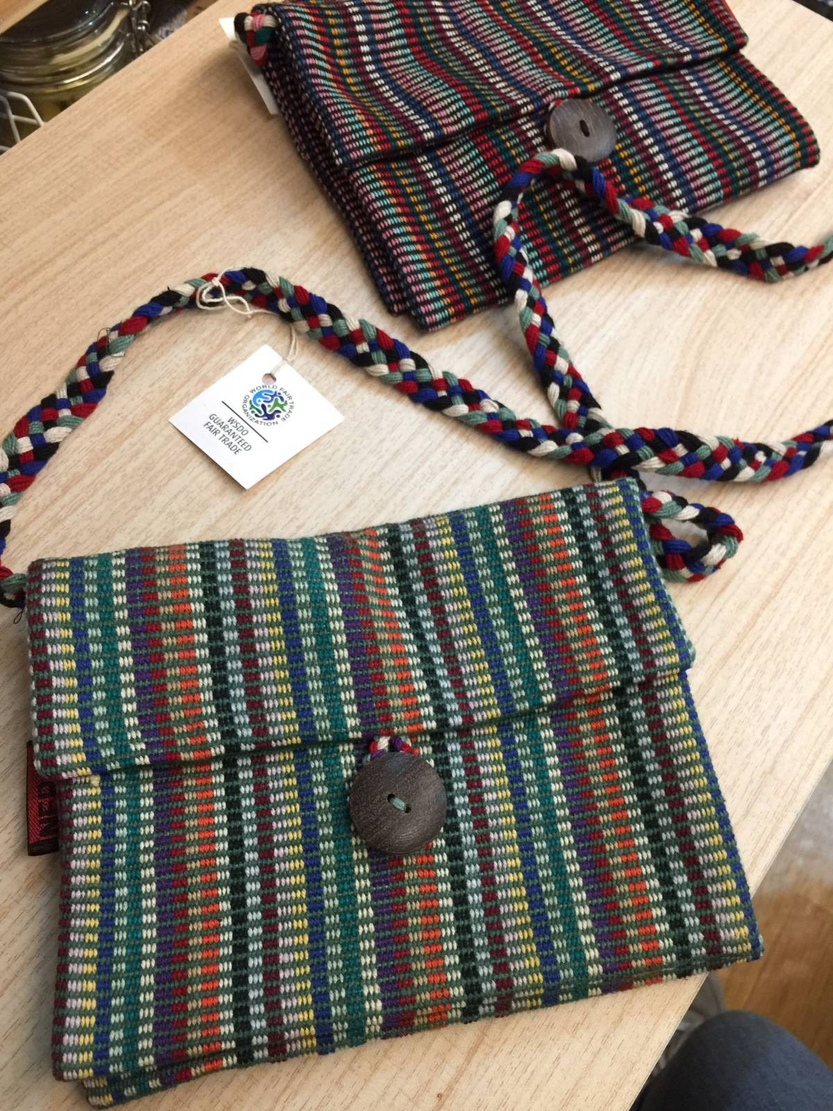WSDO 尼泊爾公平貿易織錦包包 Pouches of Nepal