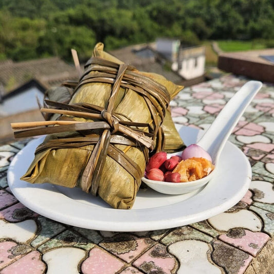 LocoFarms 客家花生枕頭糭 (河上鄉本地生態糯米使用) Rice Dumplings