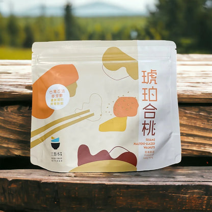 三點水 琥珀合桃(100g包裝) Caramelized Walnuts