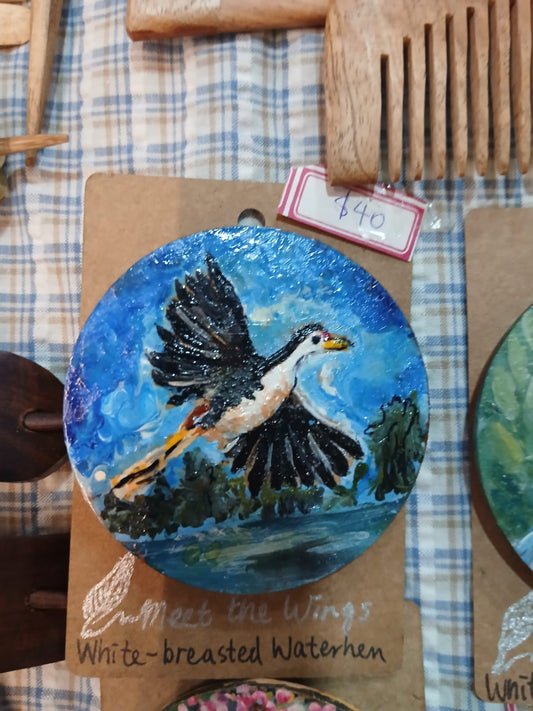 手繪木片磁石 handpainted magnet