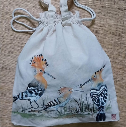Wingy CRAFT 手繪側孭袋 Handpainted Tote Bag