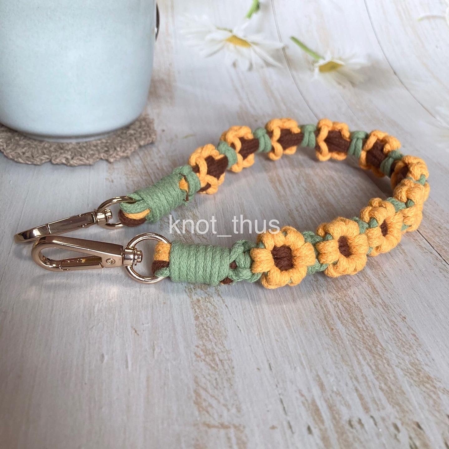 KNOT THUS 電話繩 Macrame Phone Strap