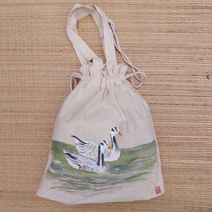 BEIZICRAFT 手繪側孭袋 Handpainted Tote Bag